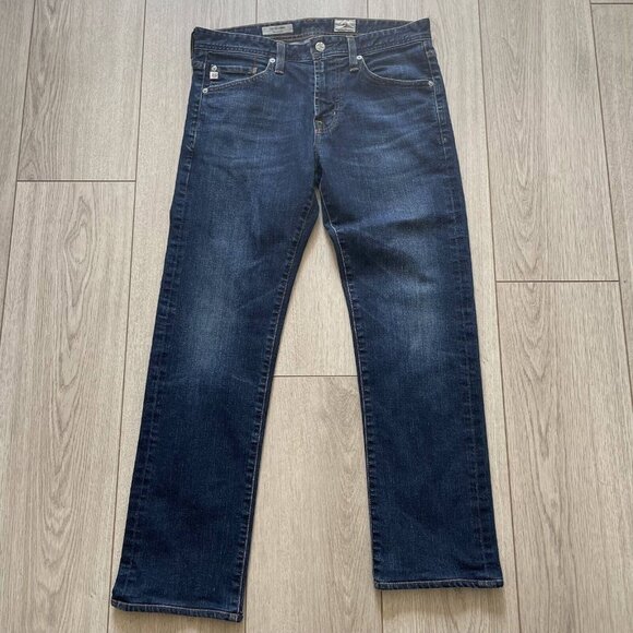 Adriano Goldschmied the Matchbox Slim Straight Jeans mens Midrise Blue 5 Pocket - Picture 1 of 6